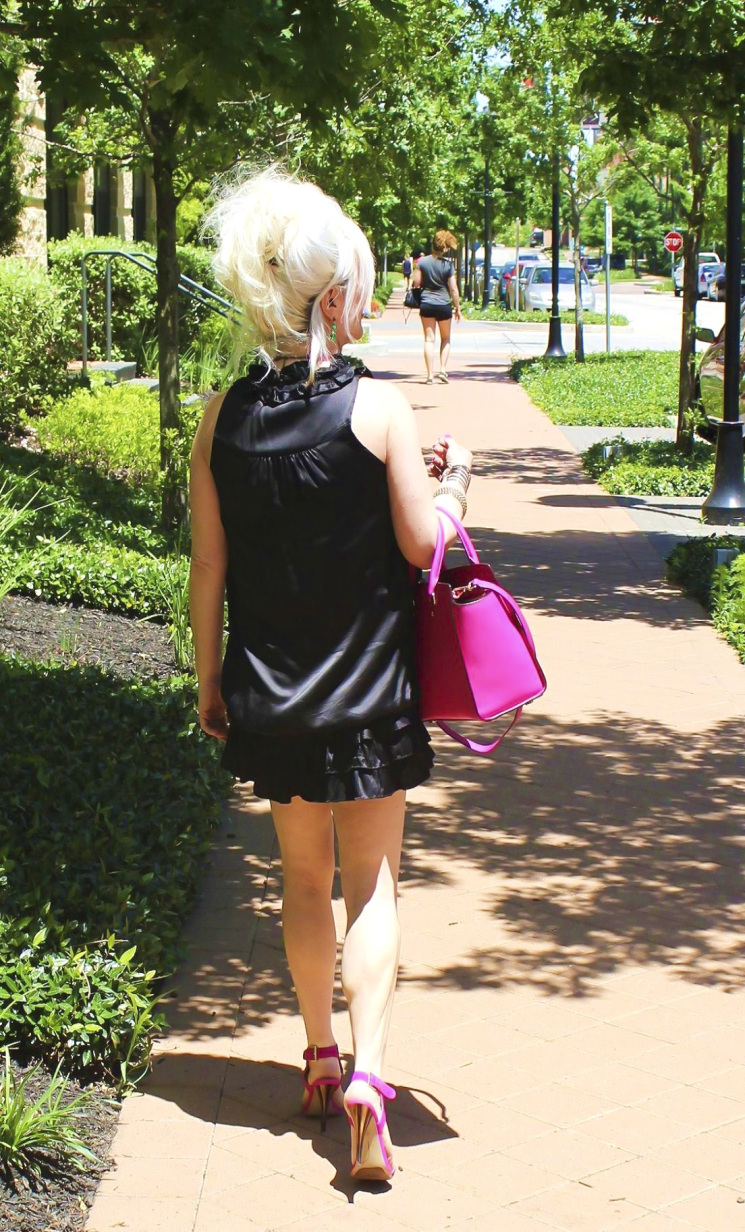 pink Michael Kors bag, hamilton, The Woodlands, Luxor Living and Style blog, Houston Blogger