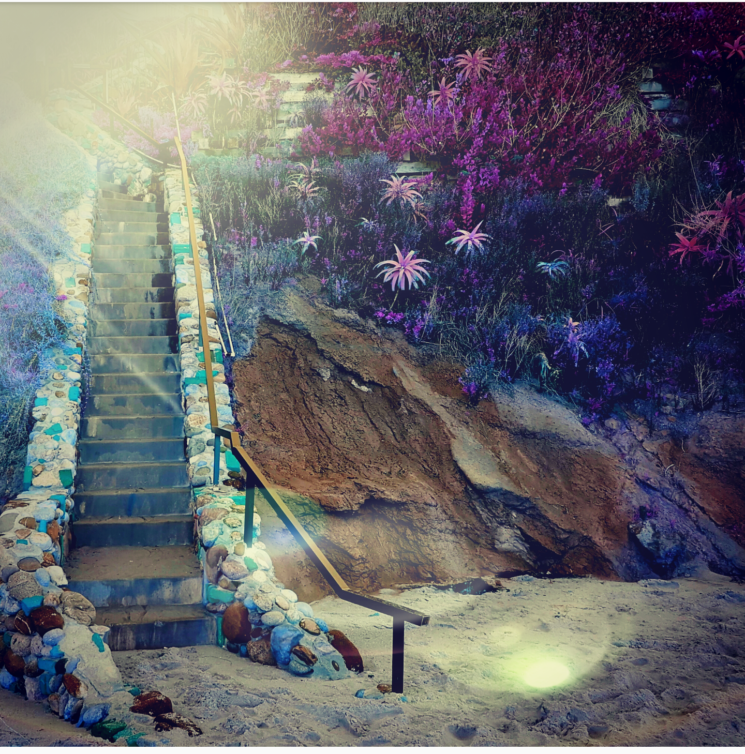 Luxor Living and Style, over 50 blog, Laguna Beach, over 50 blog, Daughter of The Most High, beach, heaven, stairway to heaven