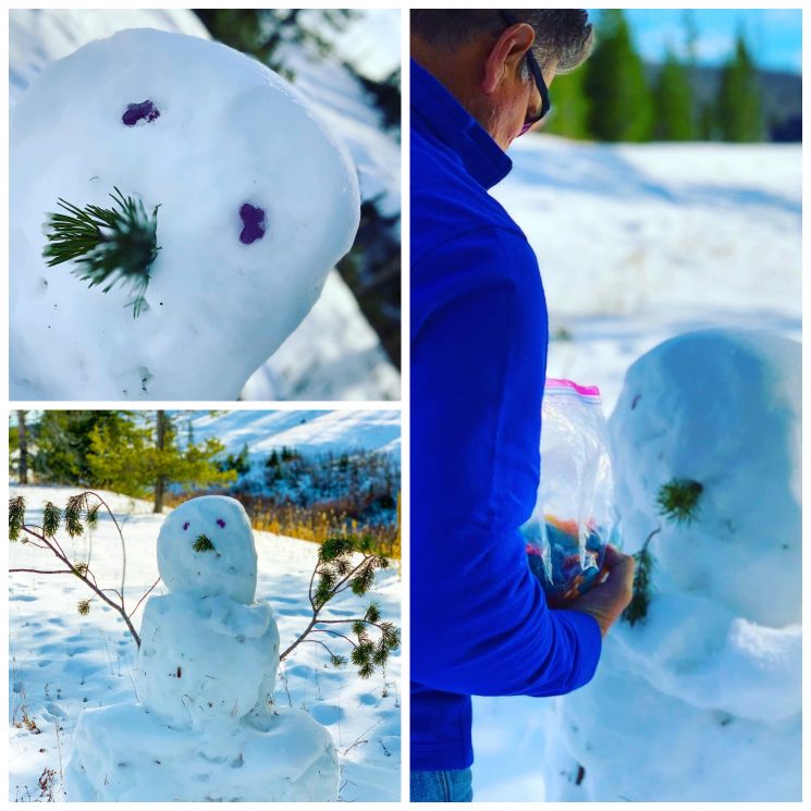 Yellowstone National PArk, travel to Wyoming, Luxor, Living and Style, blog, travel blog, Ken Sjoberg, snowman, snow in Wyoming