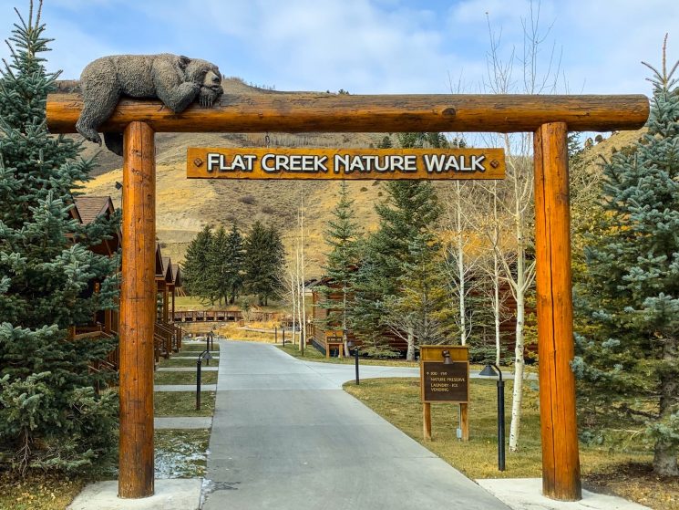 Flat Creek Nature Walk, Rustic Inn, Jackson Hole, Wyoming, travel to Jackson Hole, hotels in Jackson Hole